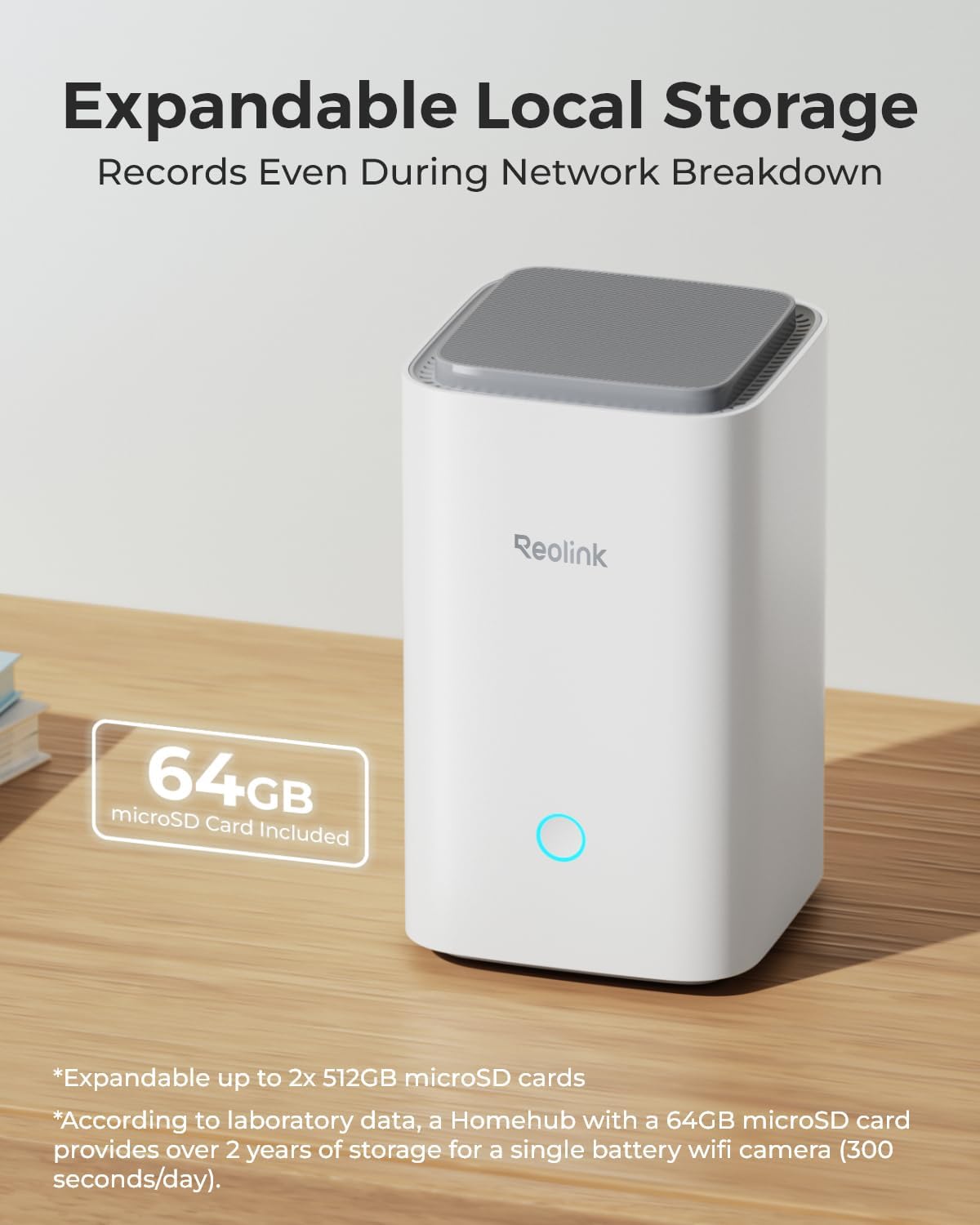 REOLINK Home Hub Centralized Control for up to 8 Battery/WiFi Cameras 64GB sd included - Image 4